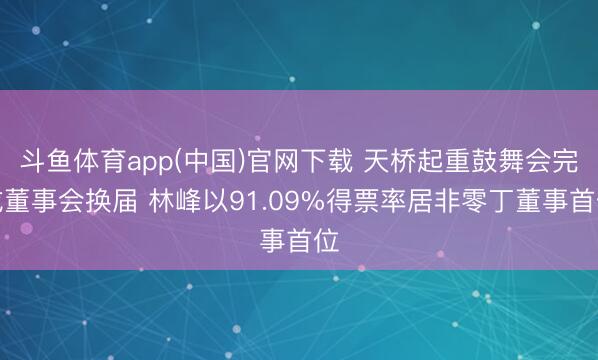 斗鱼体育app(中国)官网下载 天桥起重鼓舞会完成董事会换届 林峰以91.09%得票率居非零丁董事首位